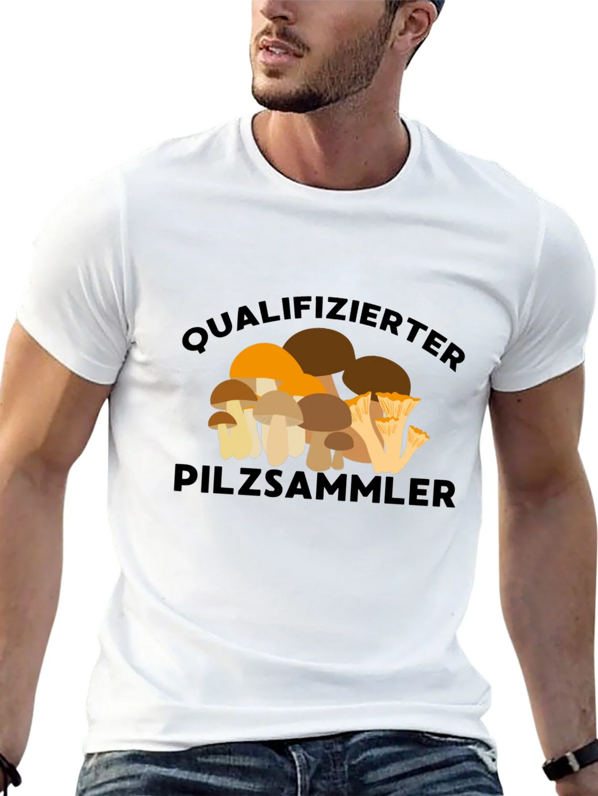 Qualified Mushroom Hunter Graphic Tee product image 12