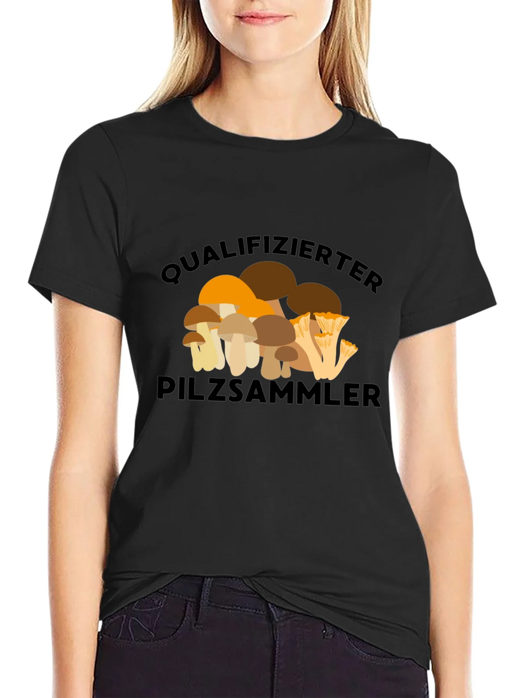 Qualified Mushroom Hunter Graphic Tee product image 2