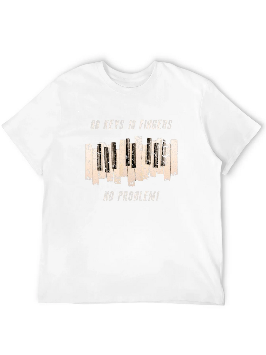 88 Keys 10 Fingers No Problem Graphic Tee product image 11