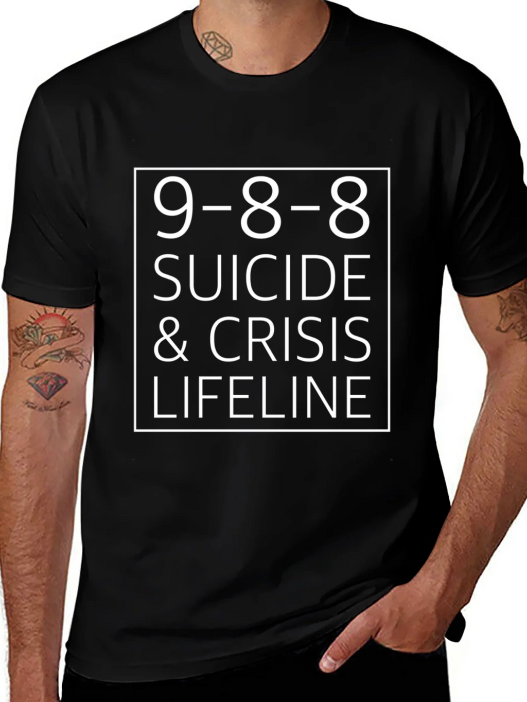 9-8-8 Suicide & Crisis Lifeline T-Shirt product image 1