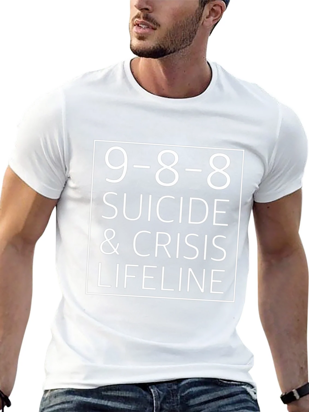 9-8-8 Suicide & Crisis Lifeline T-Shirt product image 12