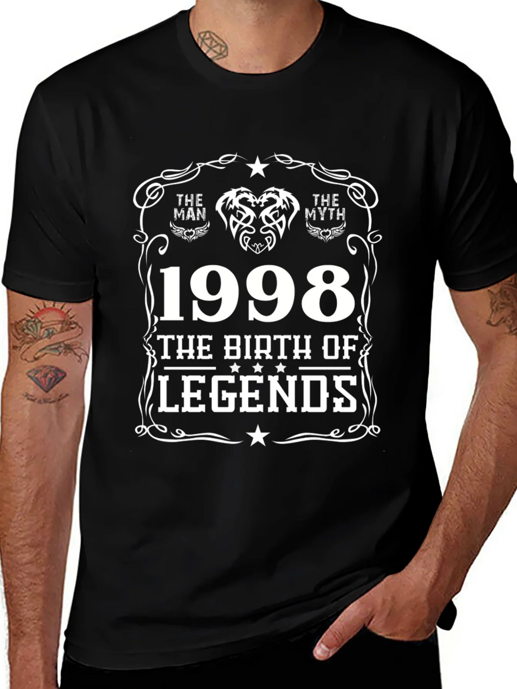 1998 The Birth of Legends Black T-Shirt product image 1