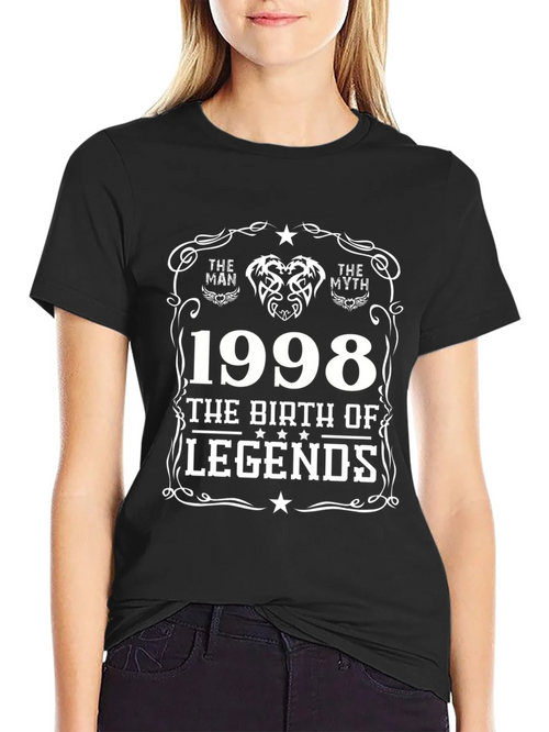 1998 The Birth of Legends Black T-Shirt product image 2