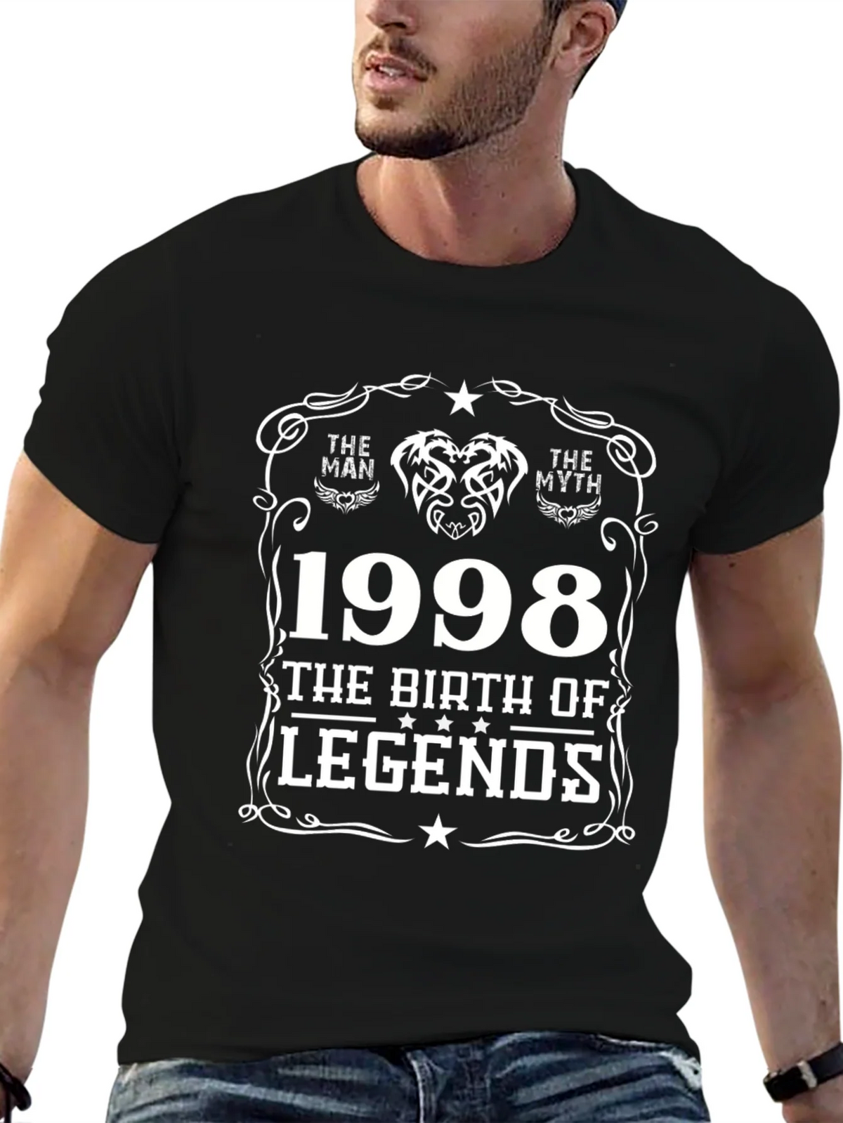1998 The Birth of Legends Black T-Shirt product image 6