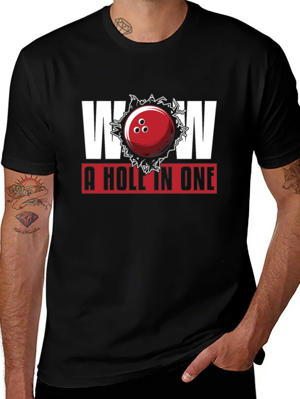 A Hole In One Bowling T-Shirt product image 1