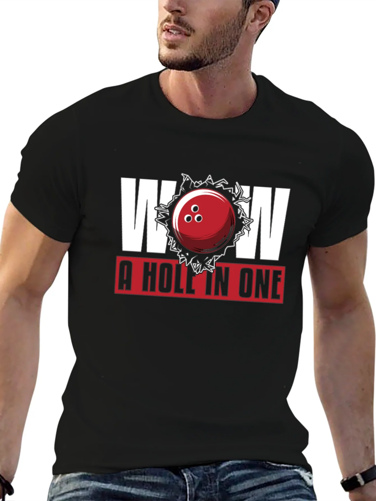 A Hole In One Bowling T-Shirt product image 6