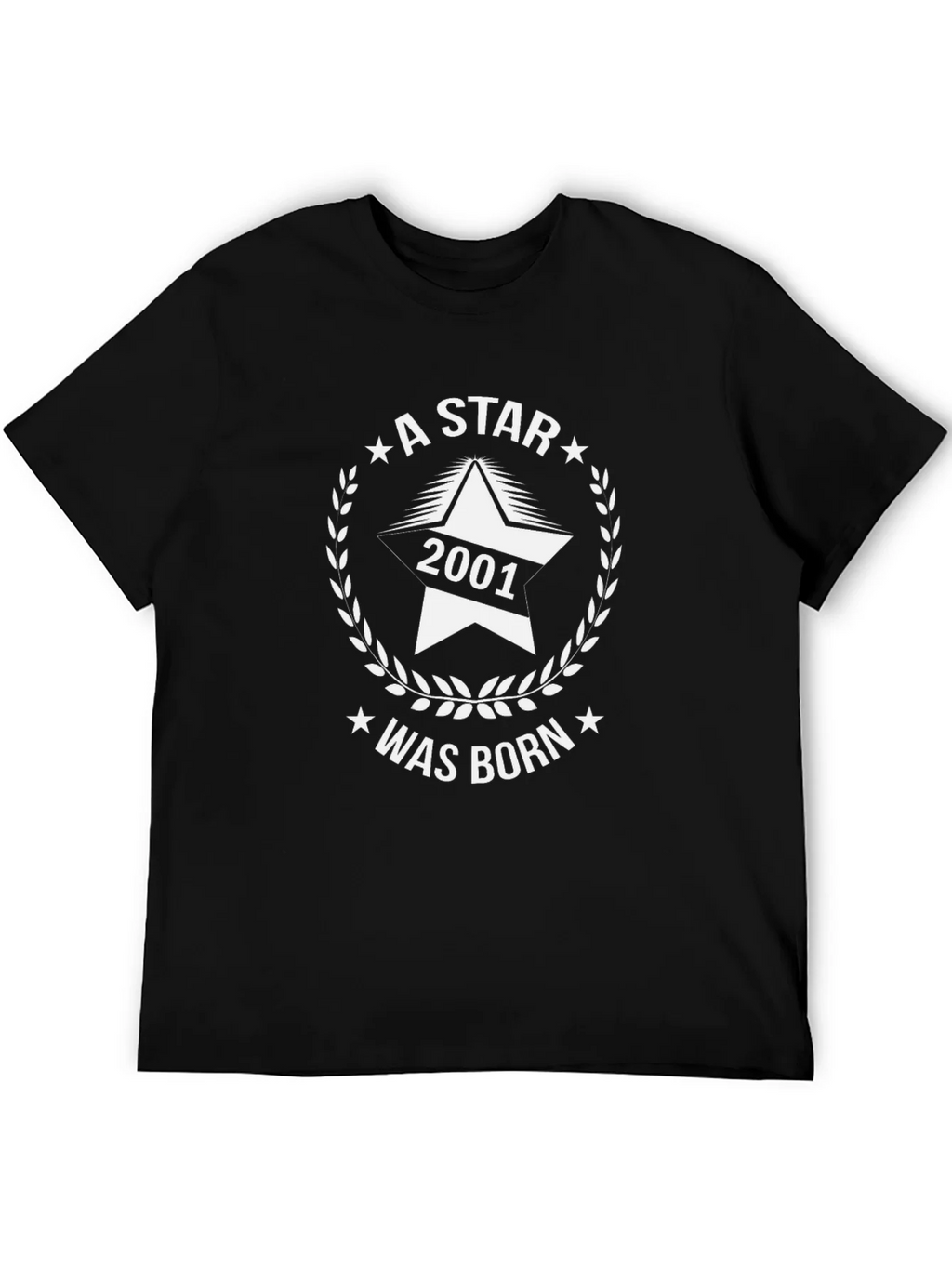 A Star Was Born in 2001 T-Shirt - Birthday Gift Tee product image 5