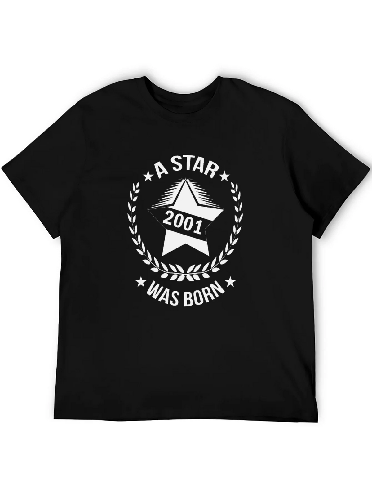 A Star Was Born in 2001 T-Shirt - Birthday Gift Tee product image 5