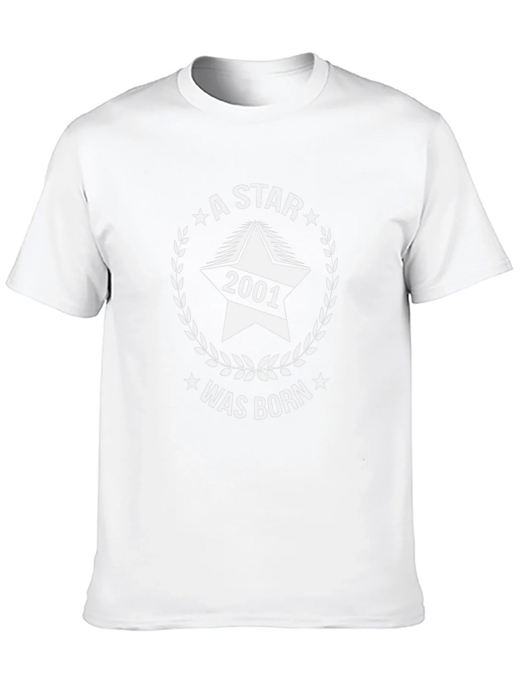 A Star Was Born in 2001 T-Shirt - Birthday Gift Tee product image 9
