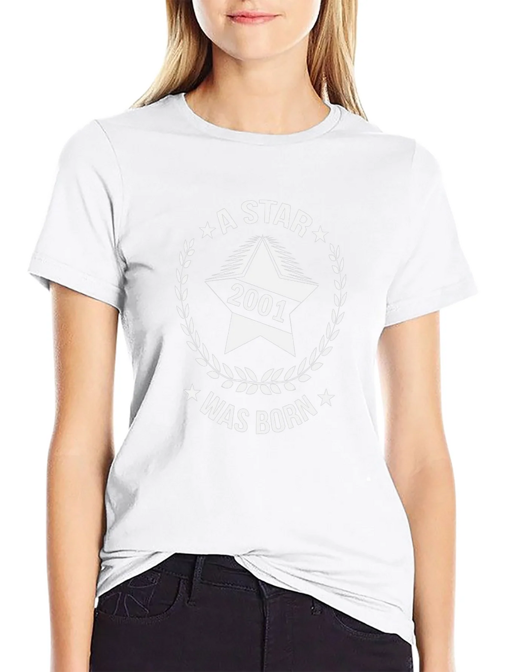A Star Was Born in 2001 T-Shirt - Birthday Gift Tee product image 8